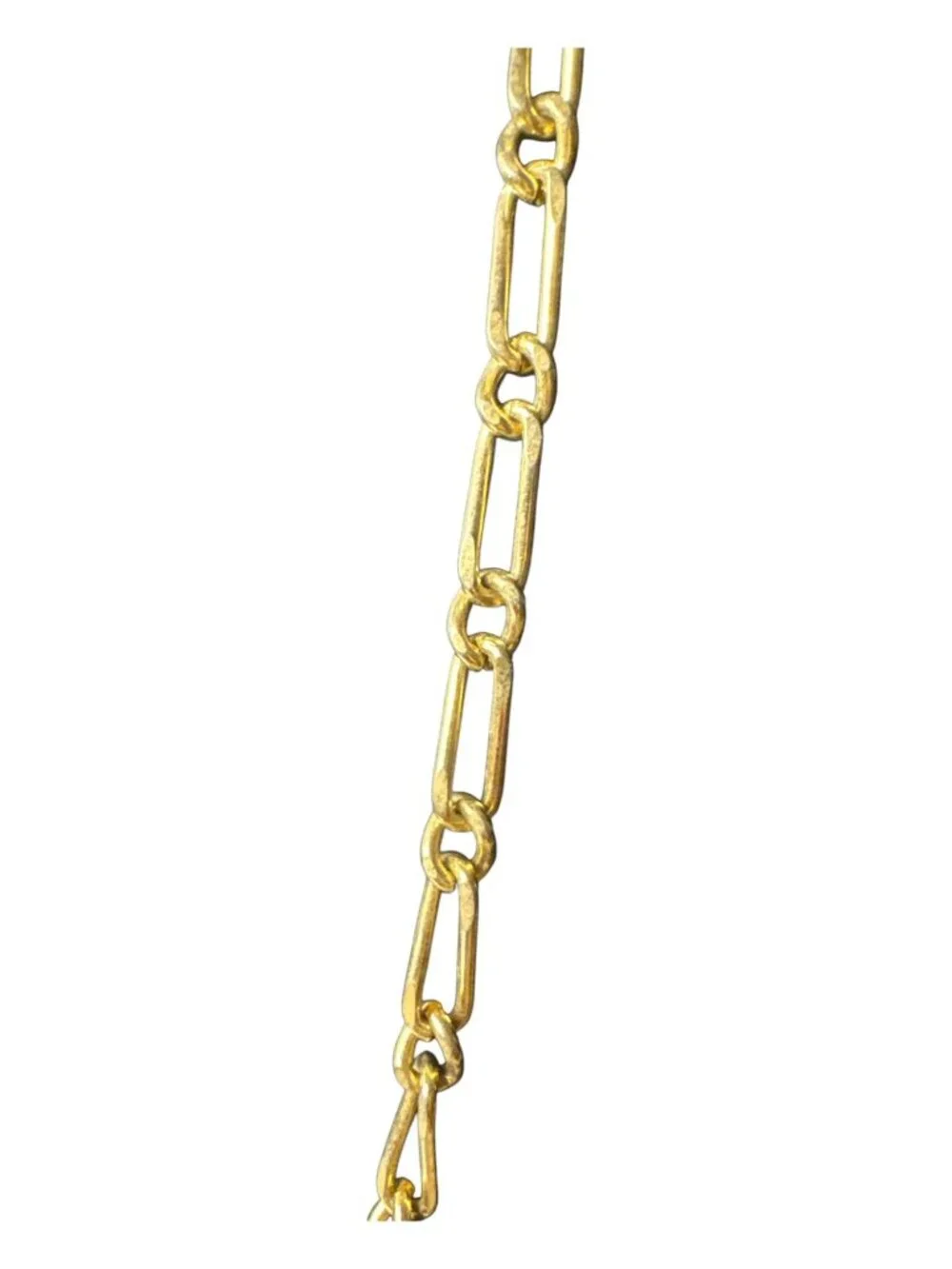 Gold-Tone Paperclip Chain Necklace 32 Inches Long
